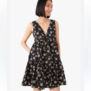 • Kate Spade New York • Women’s Daisy Dots Vineyard Dress Black & White 12